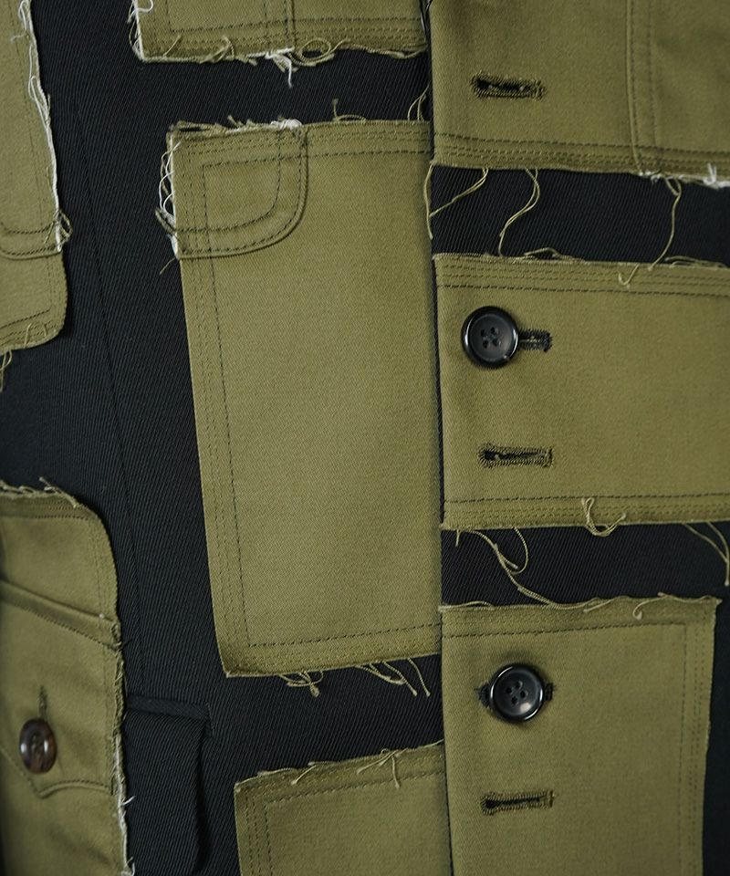 COMME des GARCONS HOMME PLUS＞ウールカバートクロス×綿チノクロス