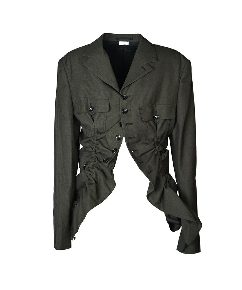 ＜COMME des GARCONS HOMME PLUS＞ウールトップギャバジン中 ジャケット (PP-J035-051)