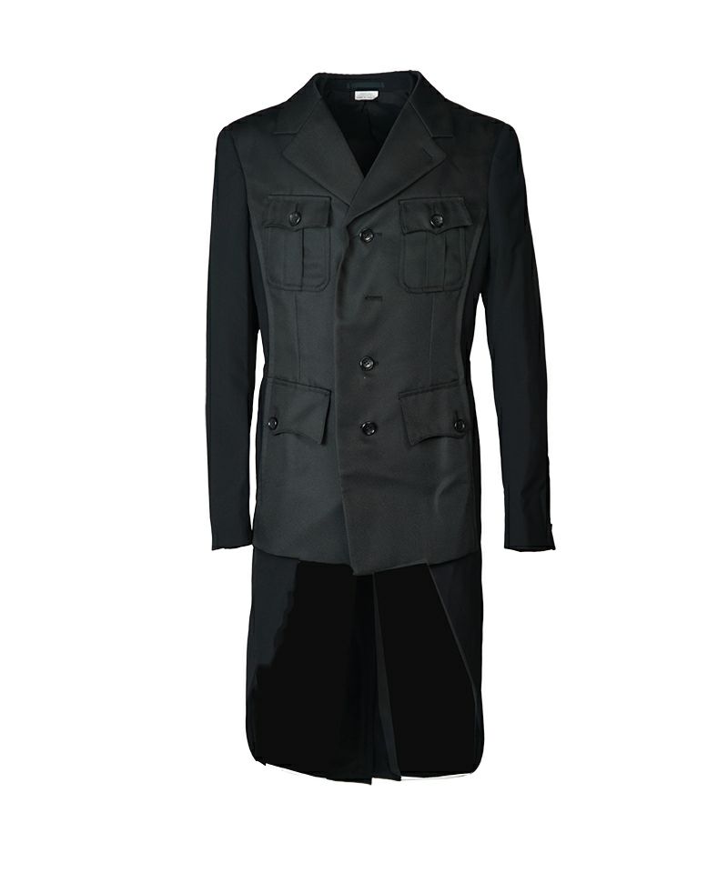 ＜COMME des GARCONS HOMME PLUS＞ウールトロピカル中×エステルギャバジン厚 ジャケット (PP-J041-051)