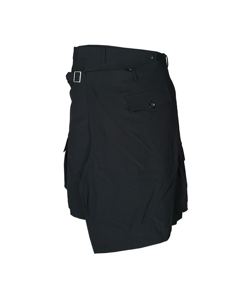 BLACK COMME des GARÇONS レオパードスカート COMME des GARCONS HOMME PLUS>ウールトロピカル中 スカート