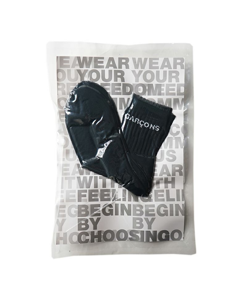 ＜COMME des GARCONS HOMME PLUS＞リブソックス ショート (PP-K502-051)