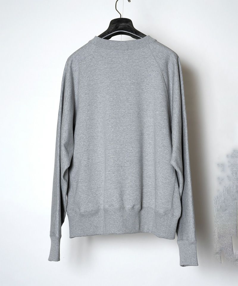 RAINMAKER＞ONE-SIDE KIMONO SLEEVE SWEATSHIRT_LOOSE FIT | MAKES