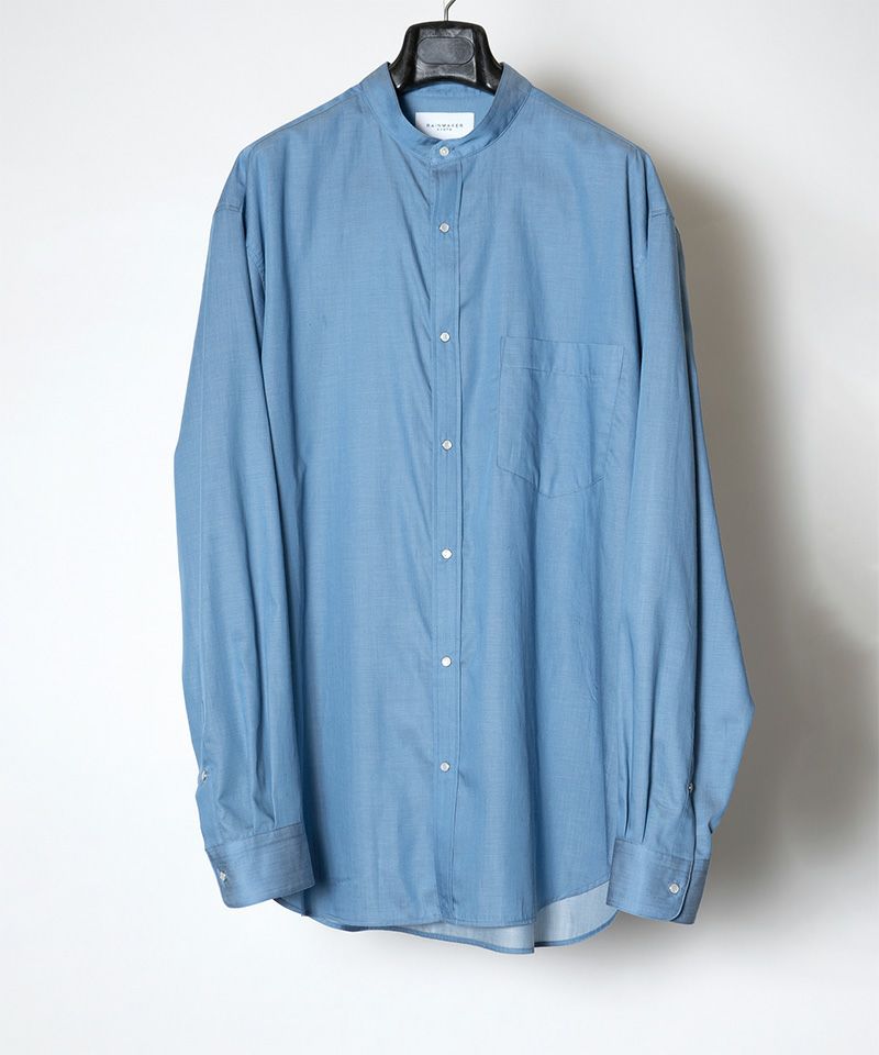 RAINMAKER＞BAND COLLAR SHIRT | MAKES ONLINE STORE