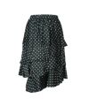 ＜BLACK COMME des GARCONS＞レーヨンサテン水玉プリント スカート (1P-S003-052)