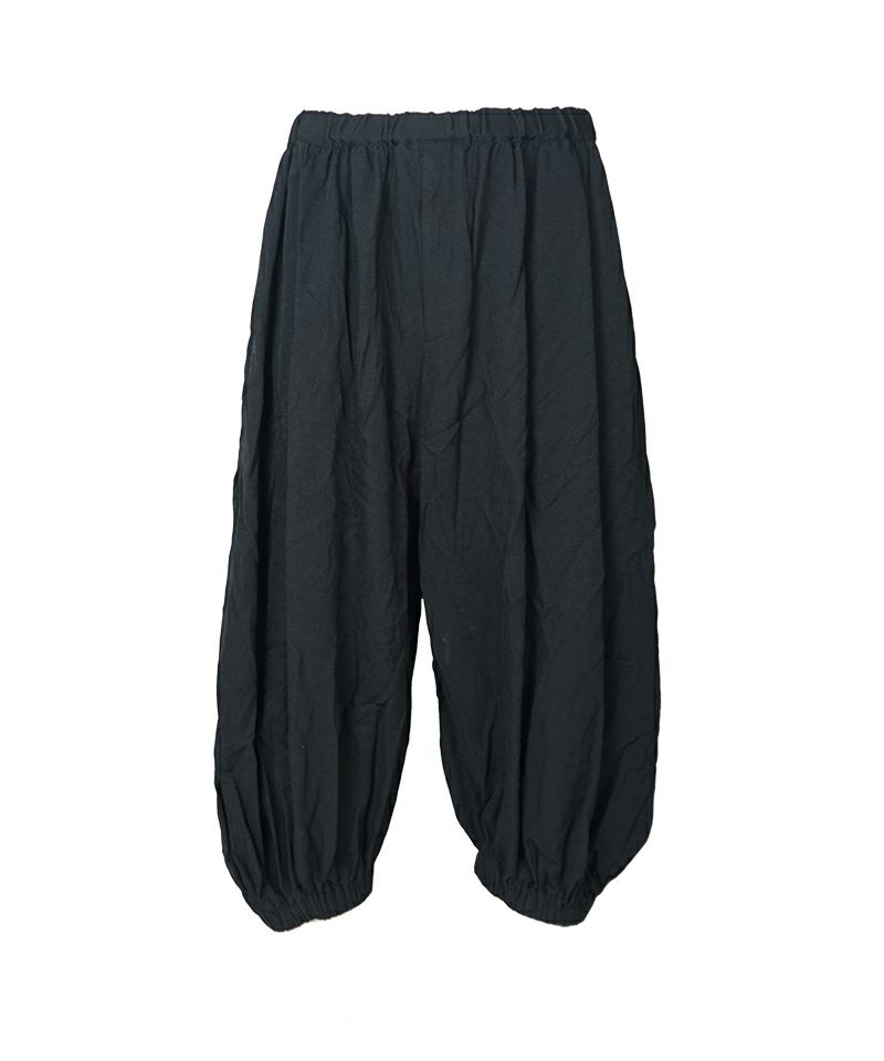 ＜BLACK COMME des GARCONS＞エステル太綾ツイル製品後加工 パンツ (1P-P013-052)