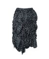 ＜BLACK COMME des GARCONS＞レーヨンサテン水玉プリント スカート (1P-S004-052)
