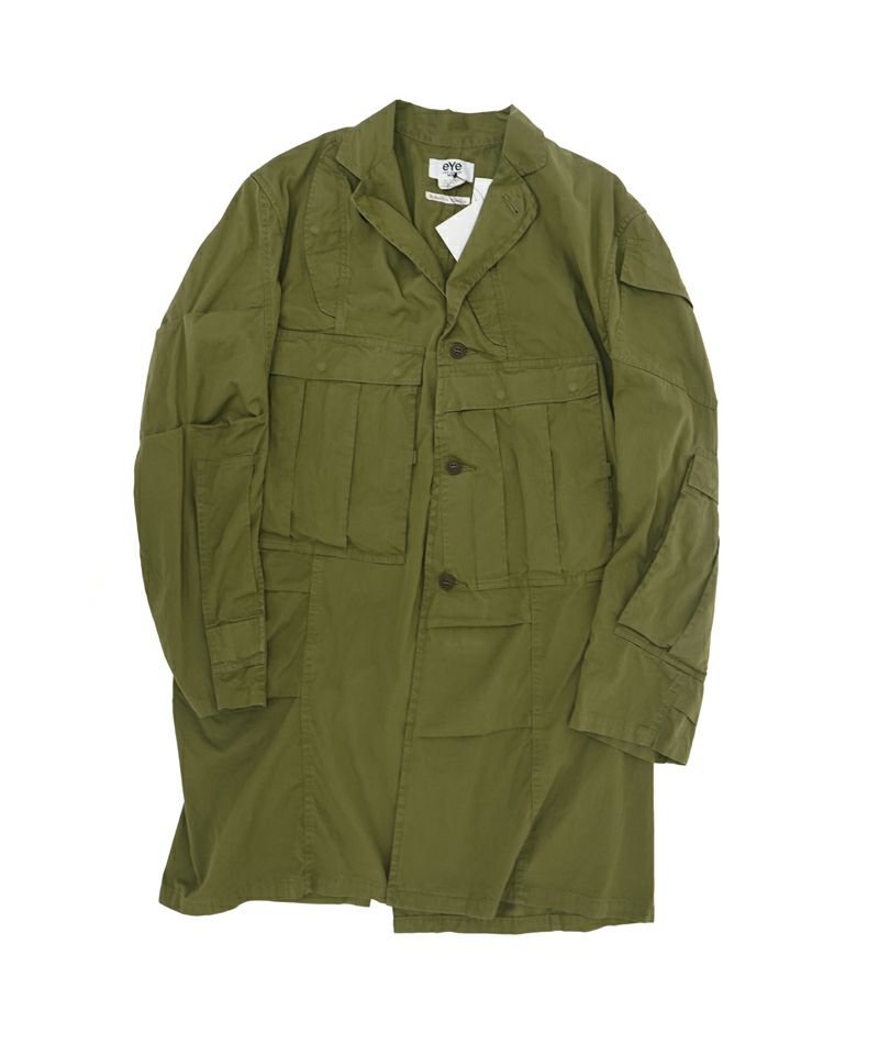 綿ナイロンオックスNeedles WネームCOAT