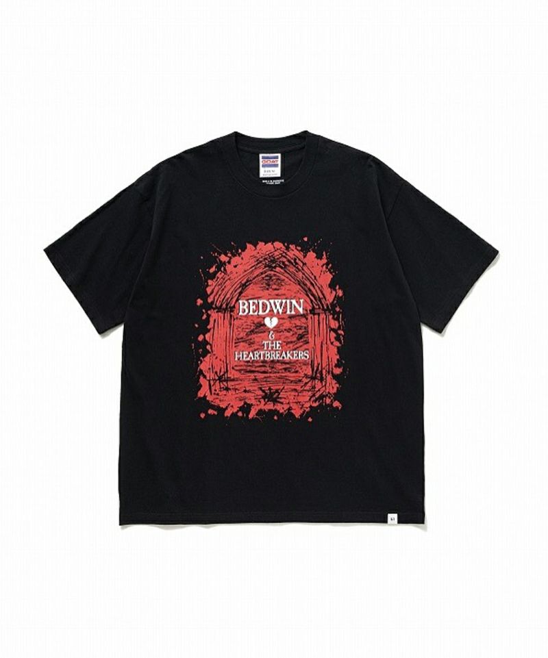 ＜BEDWIN＆THE HEARTBREAKERS＞S/S PRINTED TEE “WALKER”