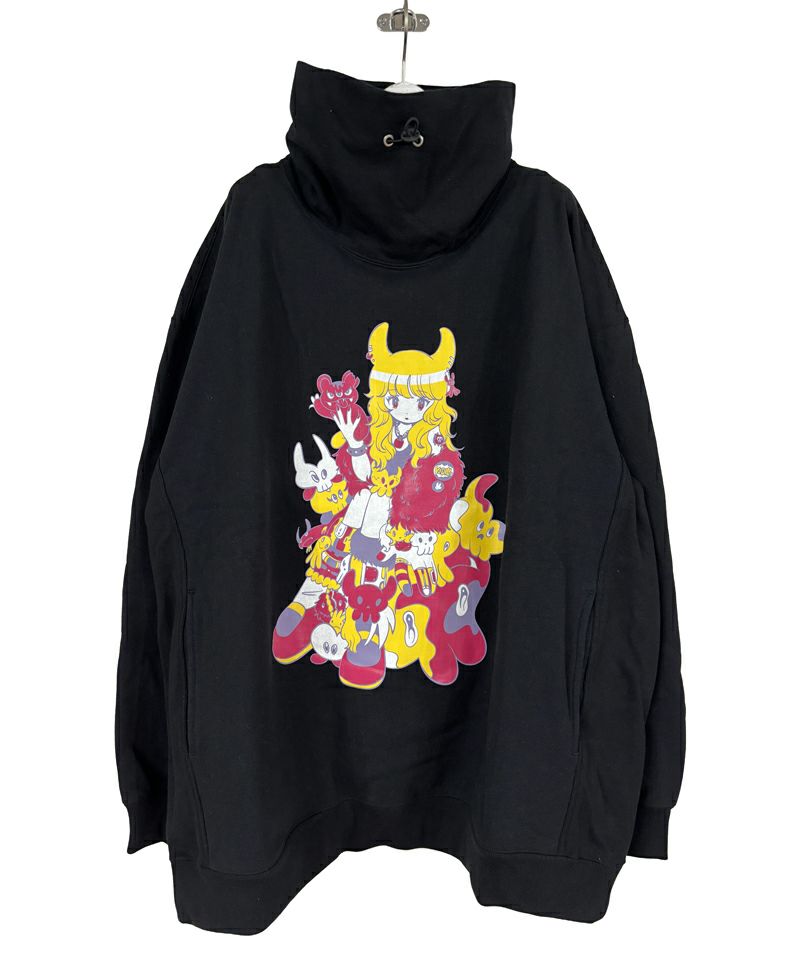＜KIDILL＞PUNK GIRL HI-NECK PULLOVER SWEAT (KL1005)