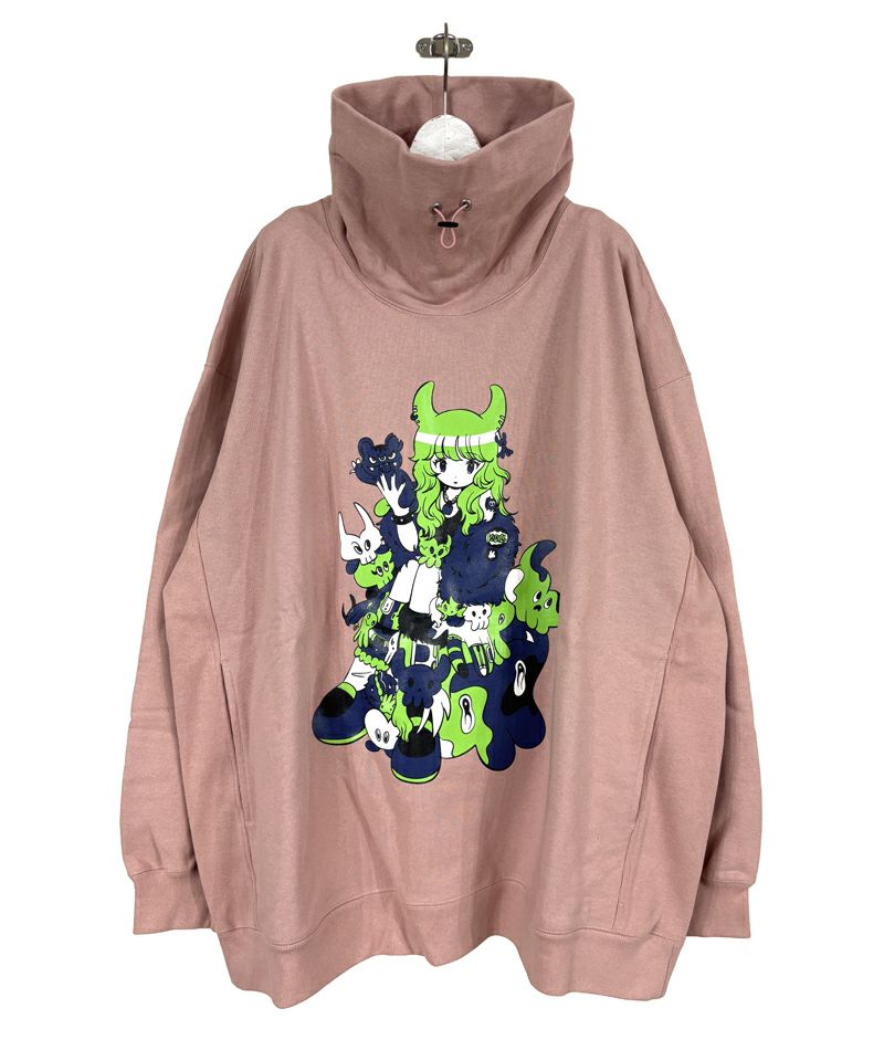 KIDILL＞PUNK GIRL HI-NECK PULLOVER SWEAT (KL1005) | MAKES