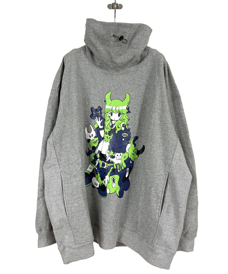 ＜KIDILL＞PUNK GIRL HI-NECK PULLOVER SWEAT (KL1005)