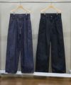 13oz wide denim pants
