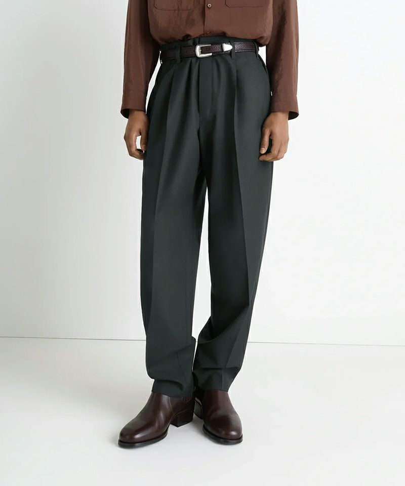LEMAIRE＞PLEATED PANTS (PA1169LF414) | MAKES ONLINE STORE