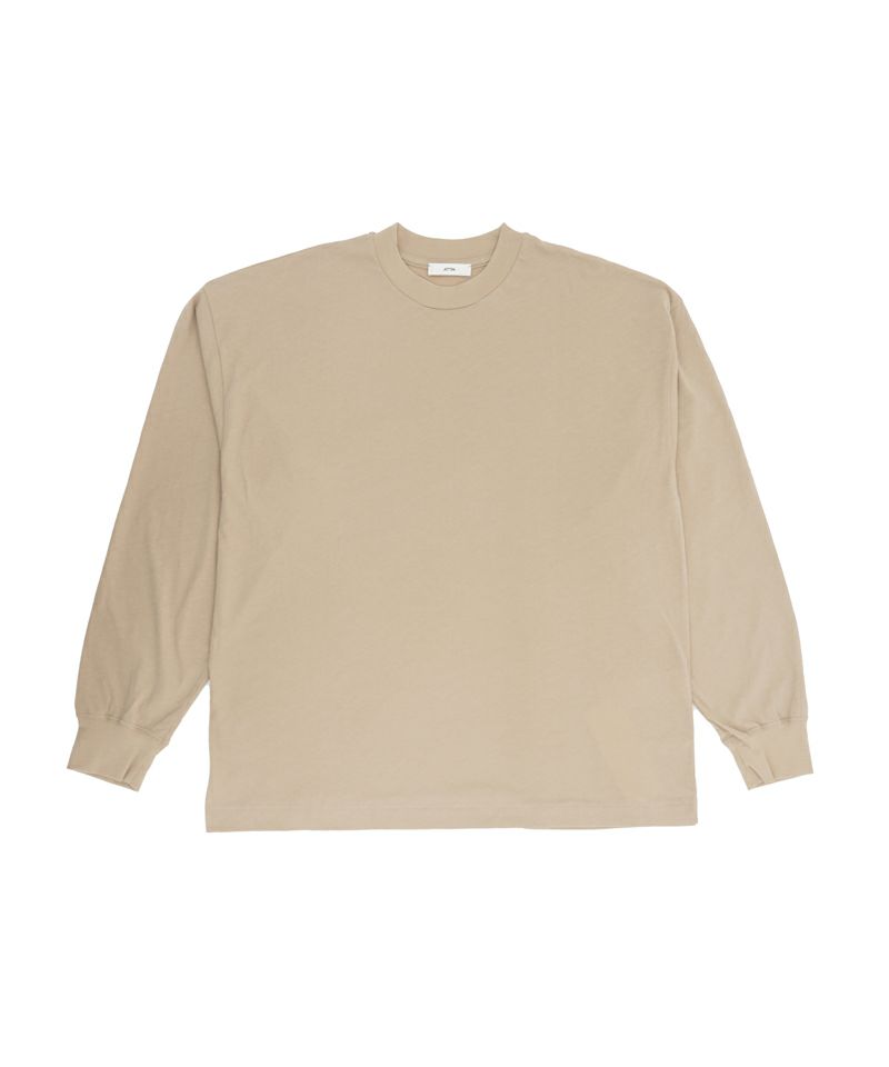 ＜ATON＞FRESCA NUBUCK LONGSLEEVE T–SHIRT
