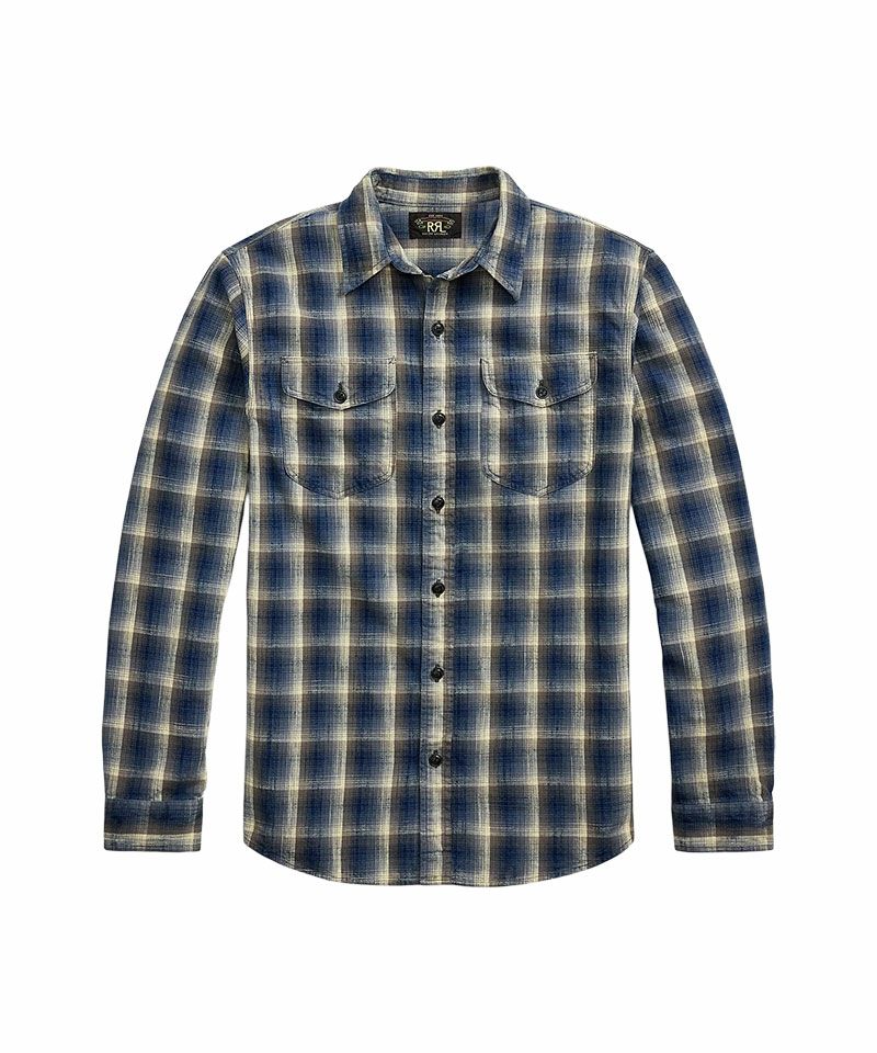 ＜RRL＞JASPER WS-LONG SLEEVE-SPORT SHIRT (MNRRWOV16820369)