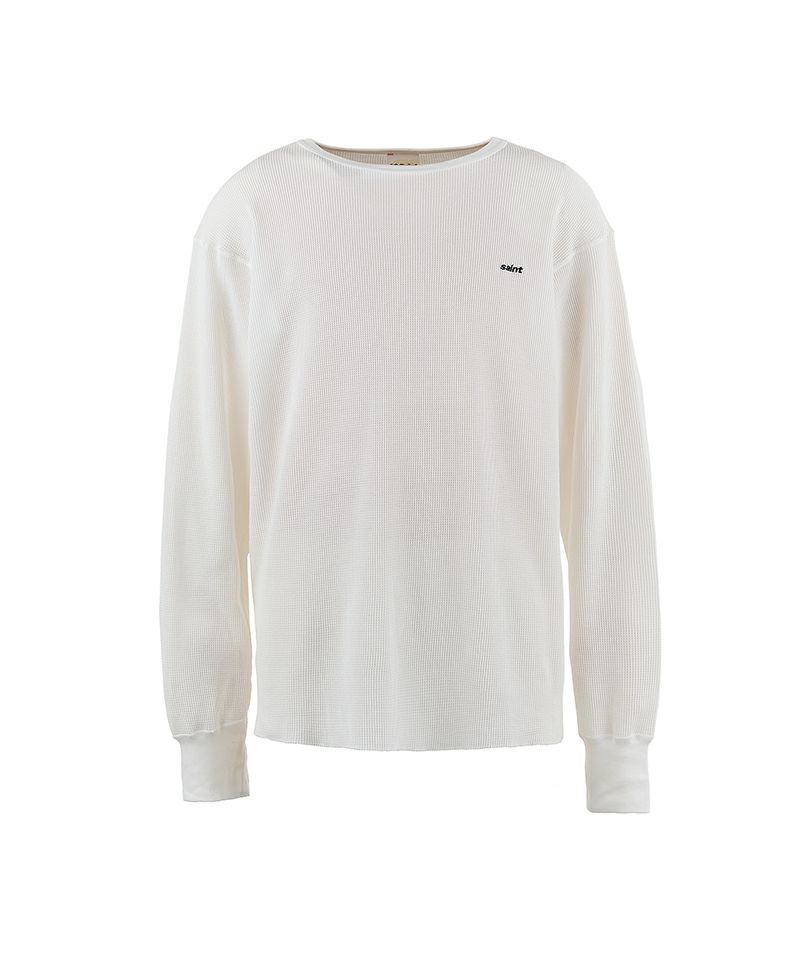 SAINT MICHAEL＞LS THARMAL TEE/THARMAL/WHITE | MAKES ONLINE STORE