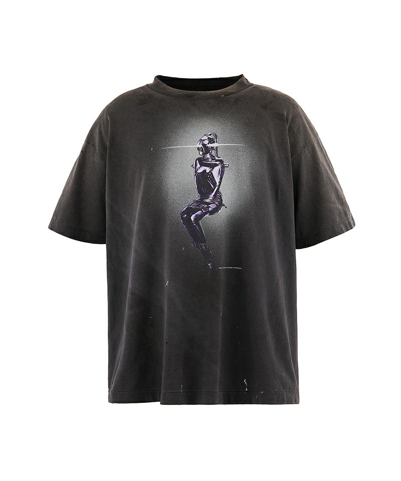 ＜SAINT MICHAEL＞SRYM_SS TEE/MASK/BLACK