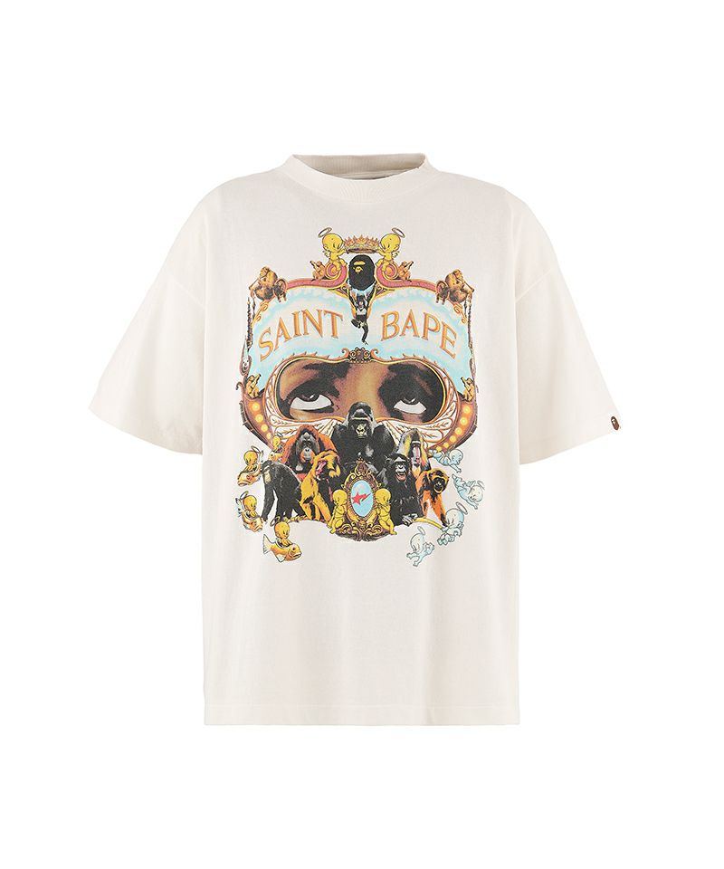 ＜SAINT MICHAEL＞BAPE_SS TEE/GENERATION/WHITE