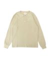 ＜KAMIYA＞BORO Waffleknit Henley L/S Tee