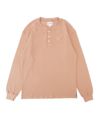 ＜KAMIYA＞BORO Waffleknit Henley L/S Tee