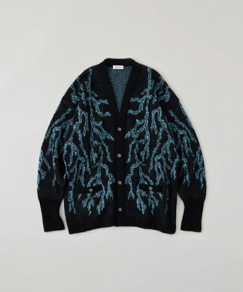 ＜NICENESS＞COBAIN / (モヘヤシルク サンダーカーディガン)