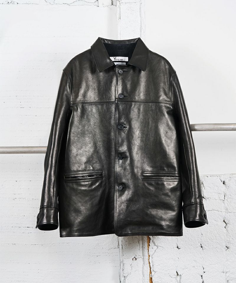 ＜MASSES＞LEATHER CAR COAT Y's