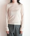 ＜CINOH＞WOOL JERSEY CREW NECK T-SHIRT