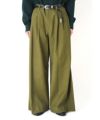 ＜BOWTE＞SLANT SIDE TUCKED BUGGY PANTS