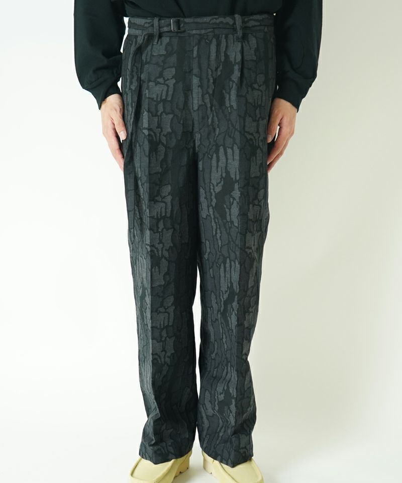 Tree Camo Belted Trousers