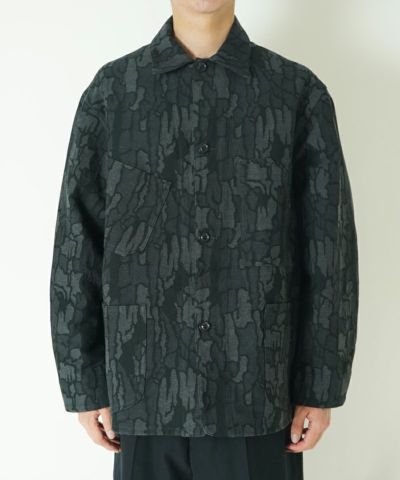 希少 blurhms ブラームス カーディガン シャツ 半袖 グリーン 希少 blurhms ブラームス カーディガン シャツ 半袖 グリーン