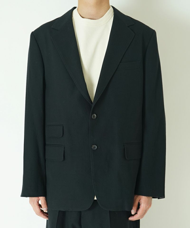 Wool Gabardine 2B Jacket