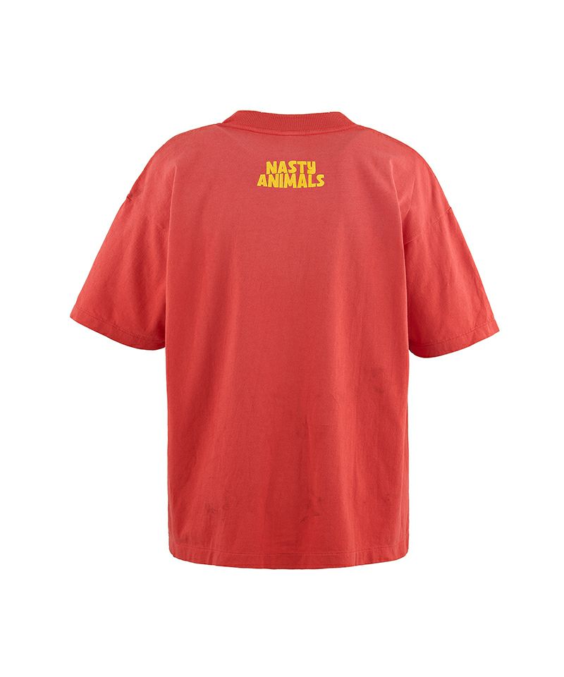 SAINT MICHAEL＞SS TEE/SAINT /RED | MAKES ONLINE STORE