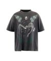＜SAINT MICHAEL＞SS TEE/HOLY SAINT/BLACK