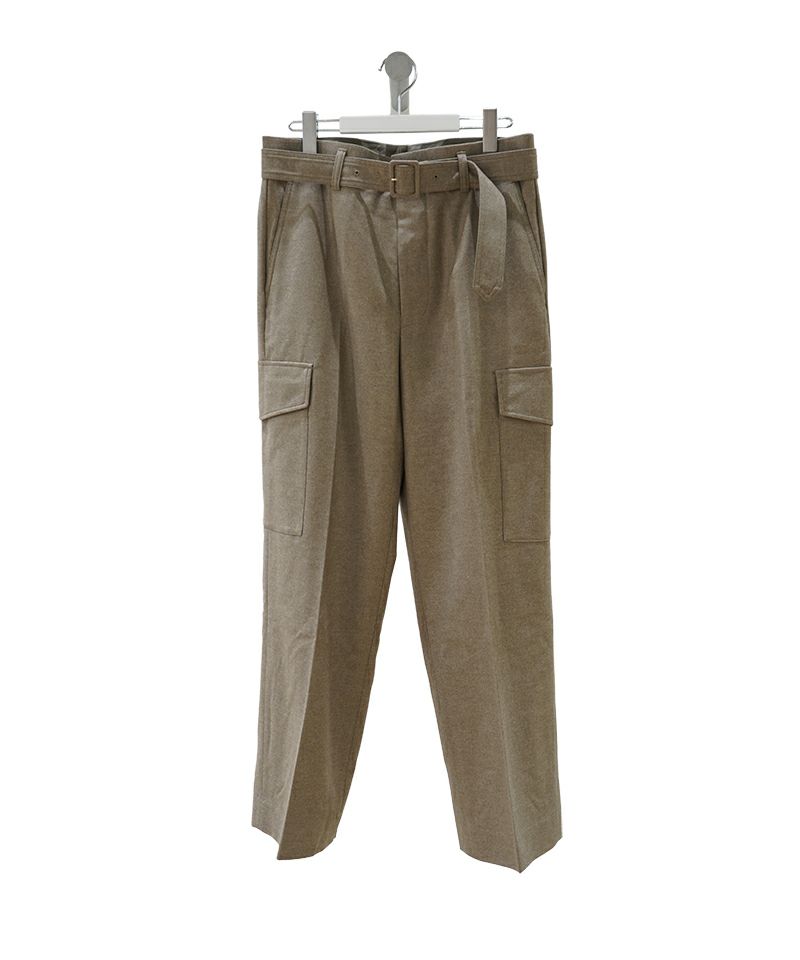 ＜AURALEE＞WOOL FULLING FLANNEL CARGO SLACKS