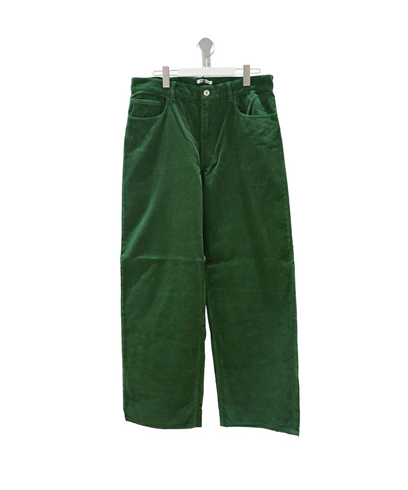 ＜AURALEE＞PIGMENT DYED FINX CORDUROY WIDE 5P PANTS