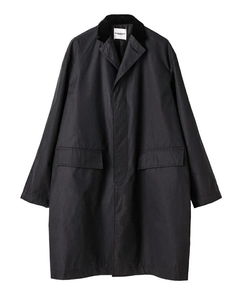 ＜TAKAHIROMIYASHITATheSoloist.＞velvet collar chesterfield coat.