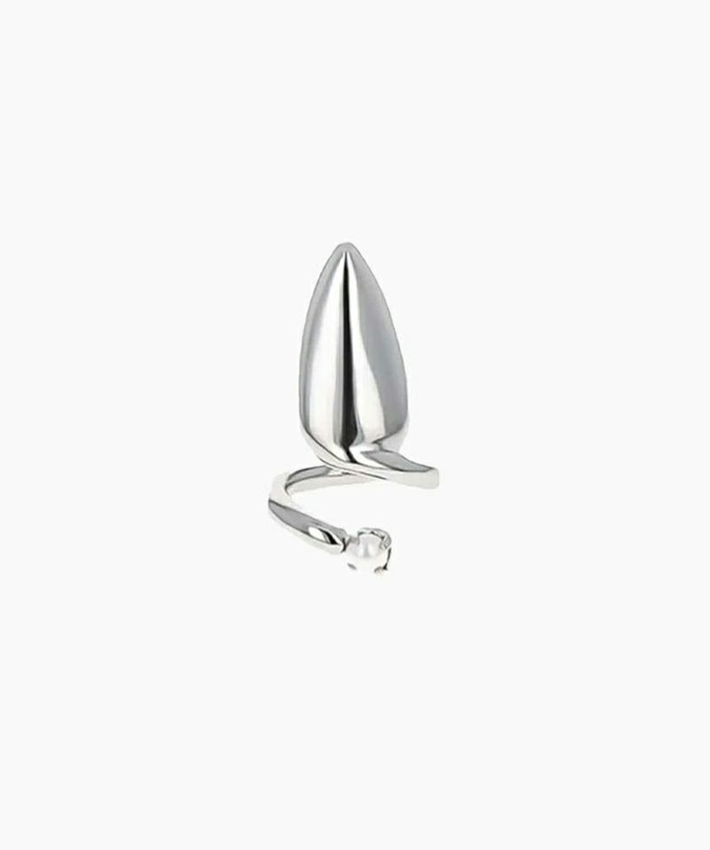 ＜JUSTINE CLENQUET＞LUCE PEARL NAIL RING