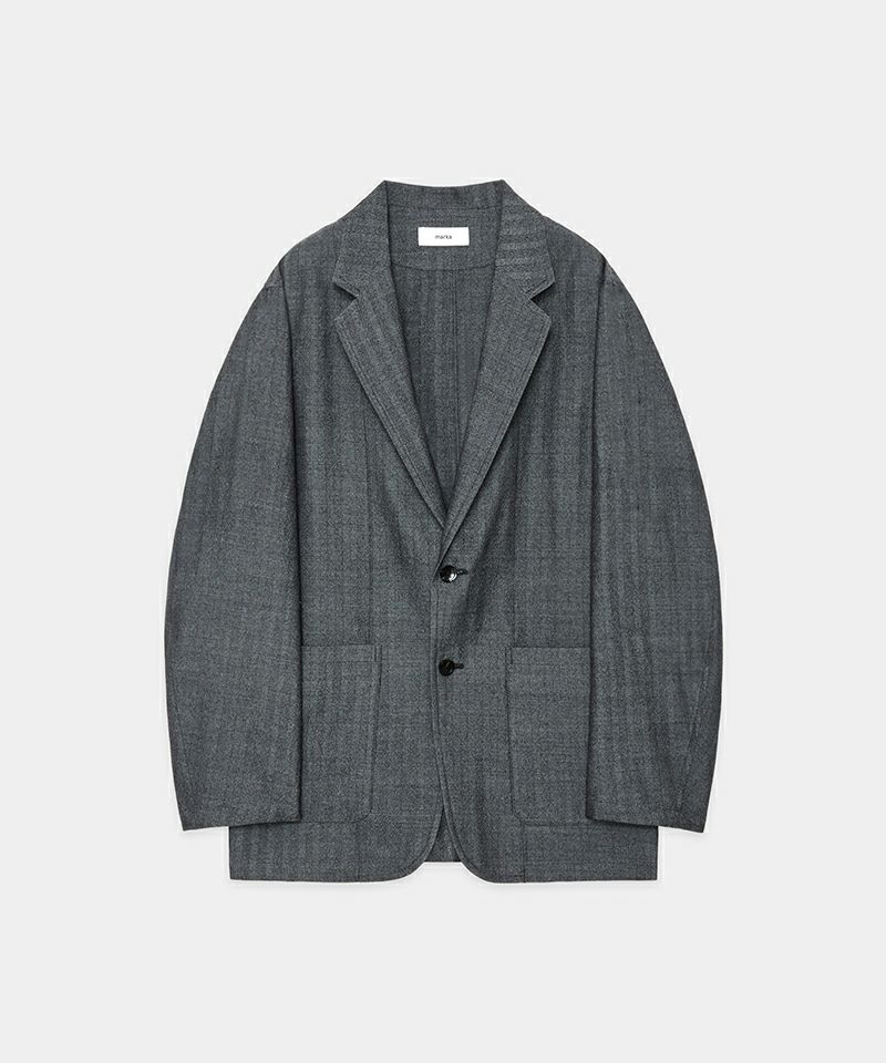 【markaware/marka】STROLL AROUND JACKET リサイクルポリエステル×シルクタフタ / ストロールアラウンド
