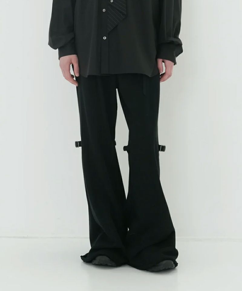 ＜Tamme＞SWEAT GAITER DOUBLE SLACKS