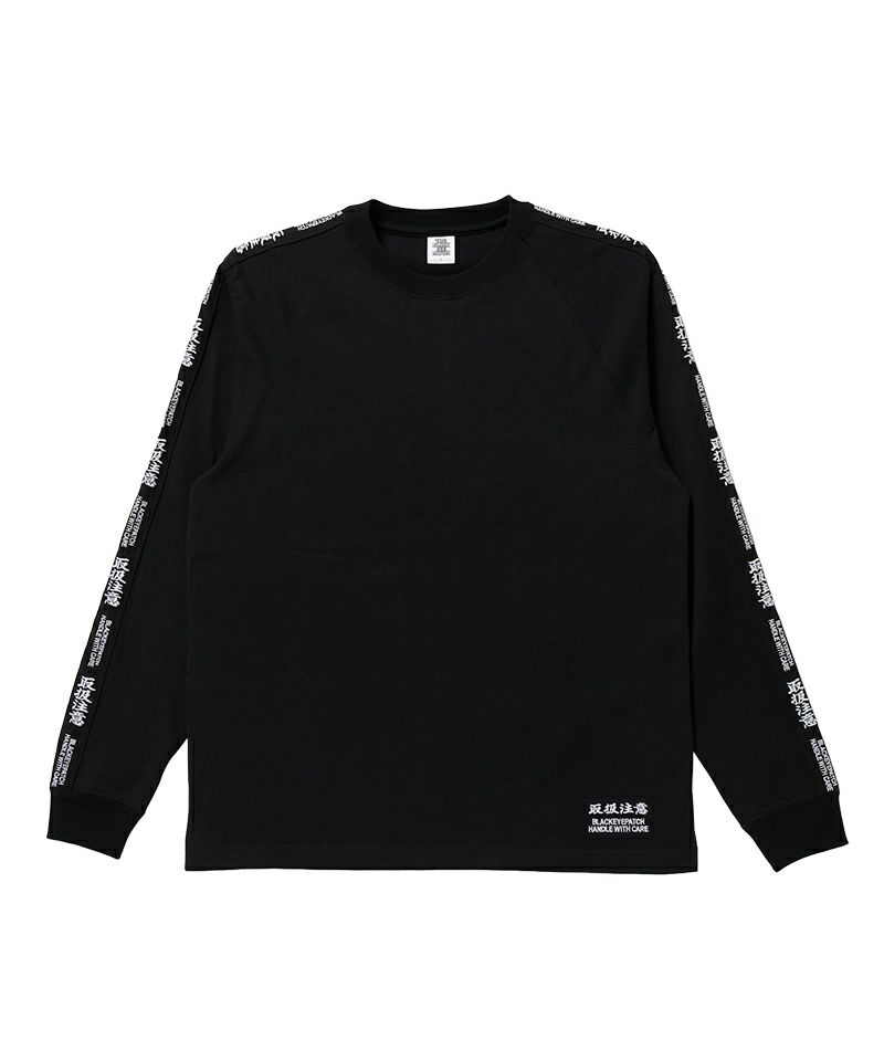 ＜BlackEyePatch＞KANJI TAPED L/S TEE