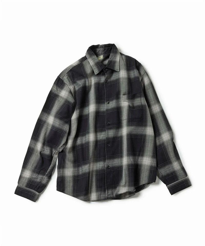 GOLD＞SUVIN COTTON NEL CHECK R/C SHIRT | MAKES ONLINE STORE