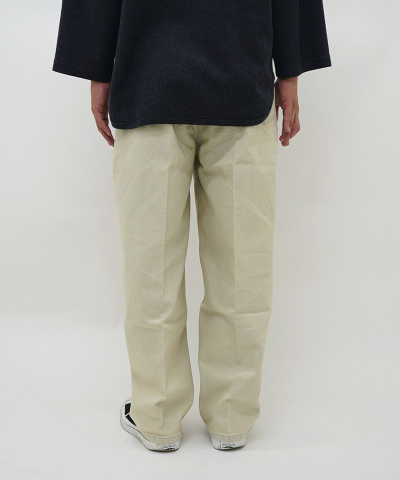 blurhms＞12.9oz Denim Narrow Belted Pants | MAKES ONLINE STORE