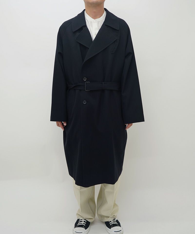 ＜blurhms＞Wool Gabardine Trench Coat