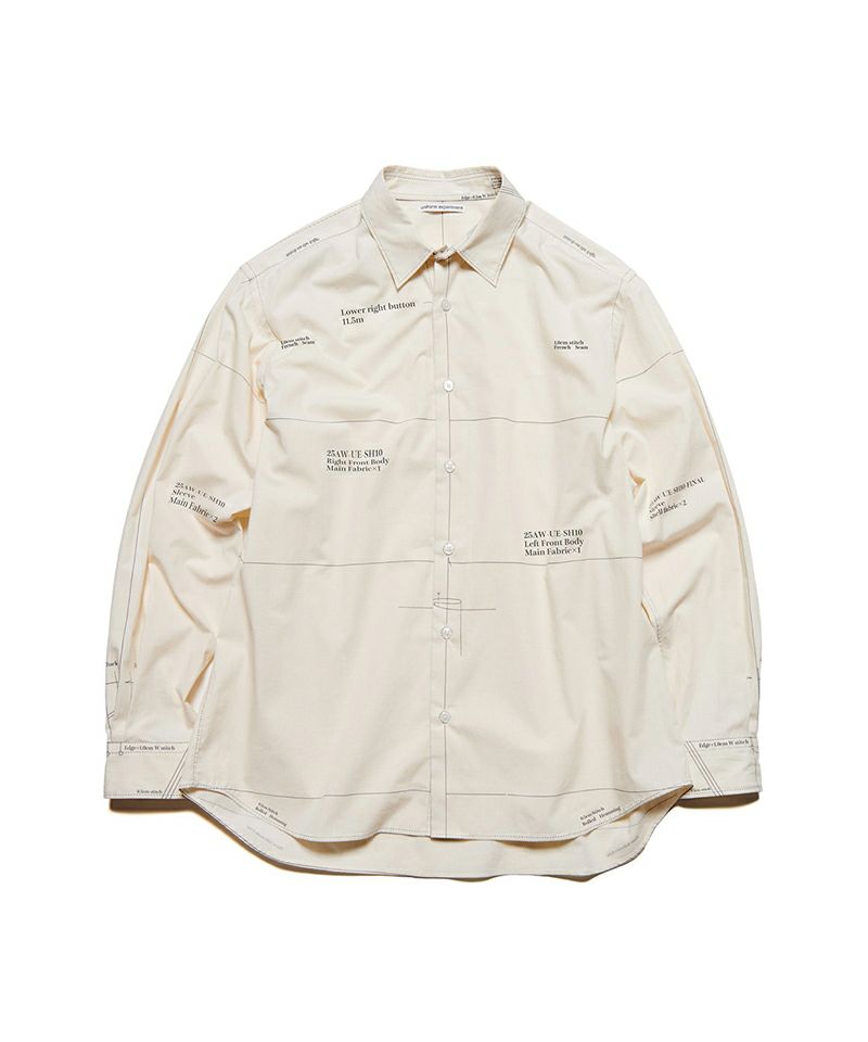 ＜uniform experiment＞MAP-OUT SHIRT