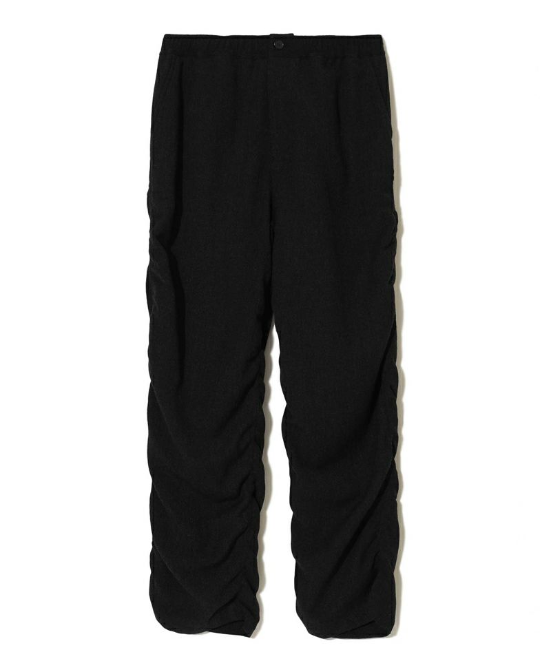 ウール・ナイロンパッカリングイージーパンツ