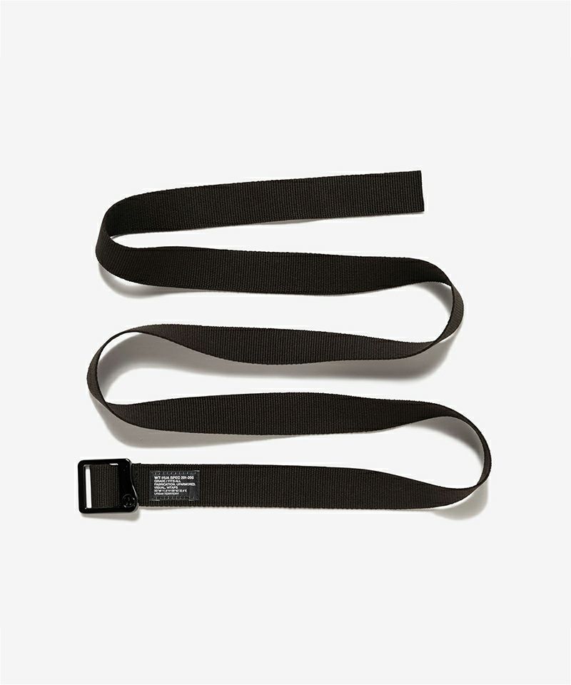 25ss WTAPS WEBBING BELT BLACK ベルト WTAPS ダブルタップス 25SS WEBBING/BELT/POLY 251MYDT-AC03