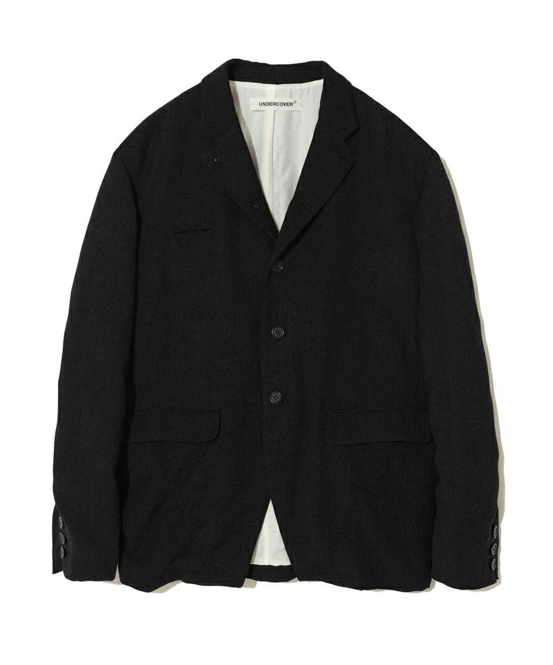 UNDERCOVER＞ウール・ナイロンパッカリングジャケット | MAKES ONLINE