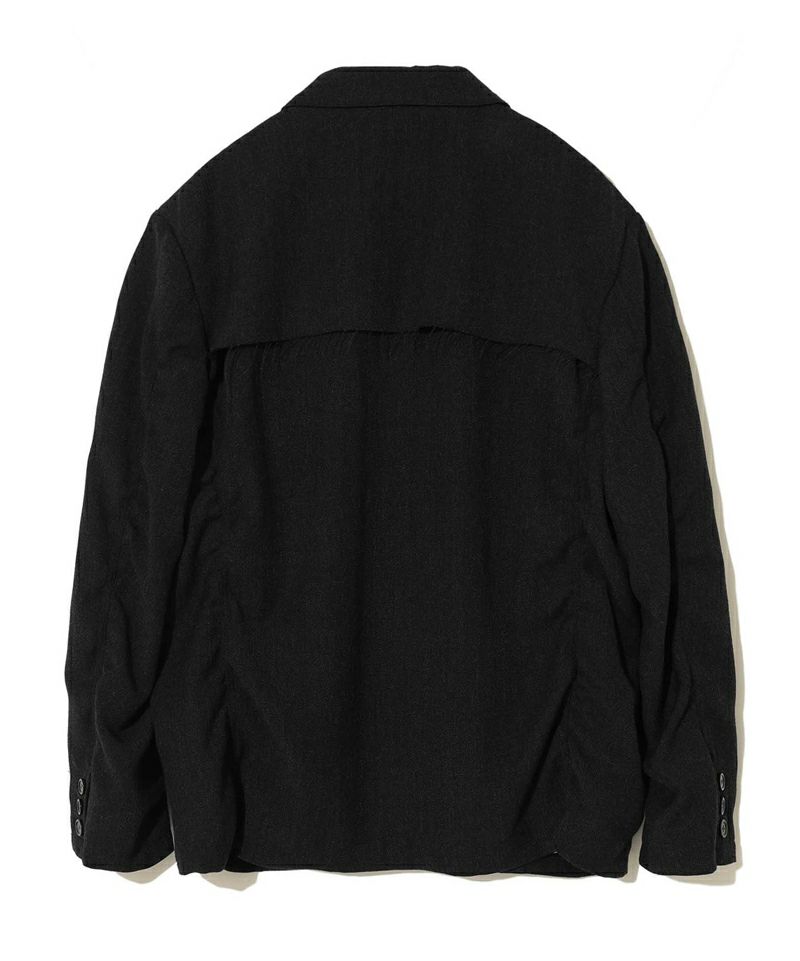 UNDERCOVER＞ウール・ナイロンパッカリングジャケット | MAKES