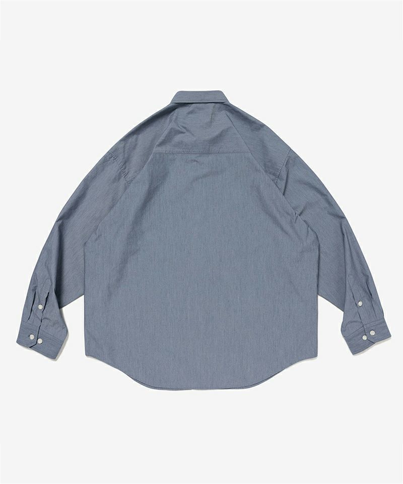 WTAPS 25SS Bd 04 Cotton Broadcloth Lサイズ WTAPS＞BD 04 / LS / NYCO. BROADCLOTH. CORDURA®. OF