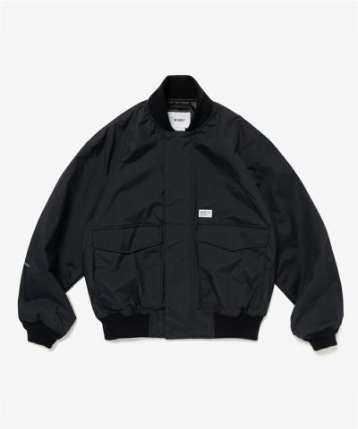 WTAPS ACADEMY / JACKET. POLY. TAFFETA 黒S WTAPS ダブルタップス アウター 19AW ACADEMY/JACKET.POLY